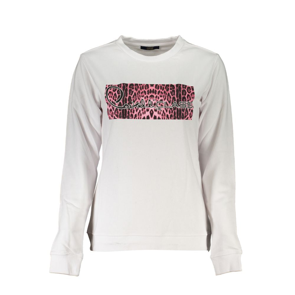 White Cotton Women Sweater