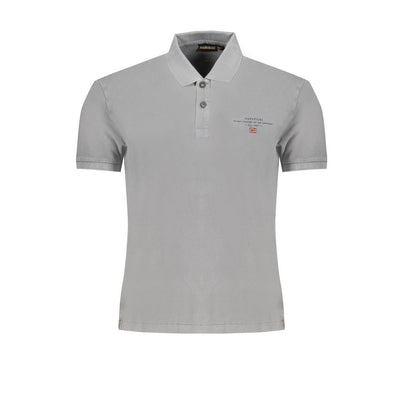 Brown Cotton Men Polo Shirt