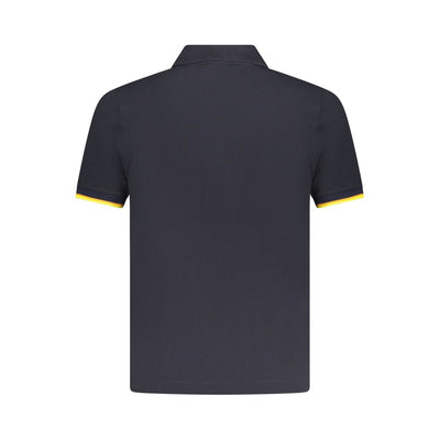 Blue Cotton Polo Shirt