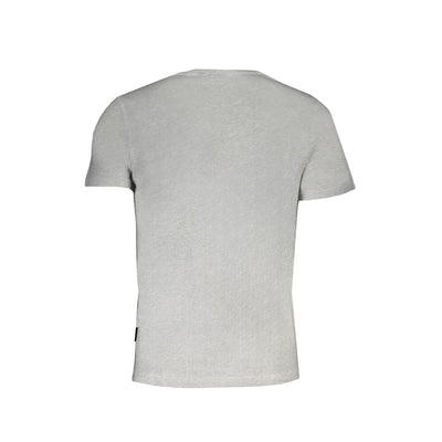 Brown Cotton Men T-Shirt