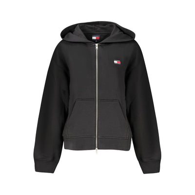 Black Cotton Women Sweater