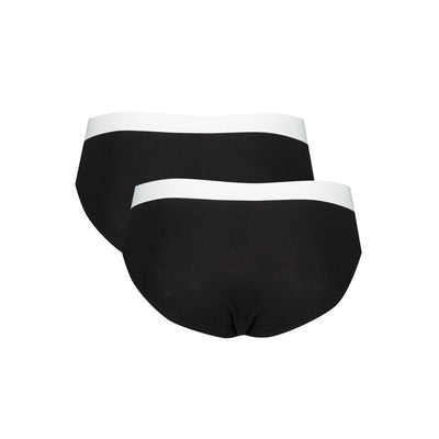 Black Cotton Men Underwear Pack