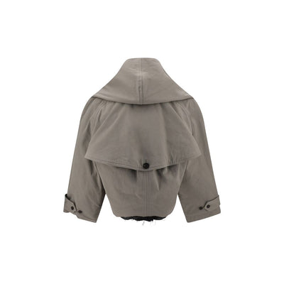 Reverse hooded Trench Coat