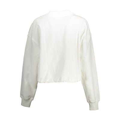 White Cotton Women Sweater