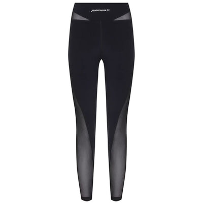 Black Polyamide Jeans & Pant