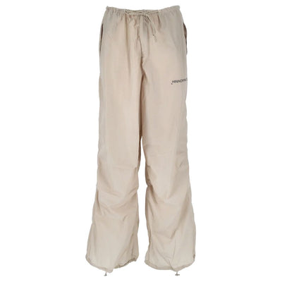 Beige Nylon Jeans & Pant