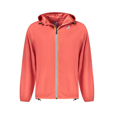Red Polyamide Men Jacket