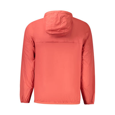 Red Polyamide Men Jacket