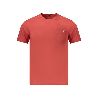 Red Cotton Men T-Shirt