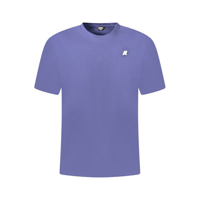 Blue Cotton Men T-Shirt