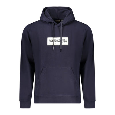 Blue Cotton Men Sweater
