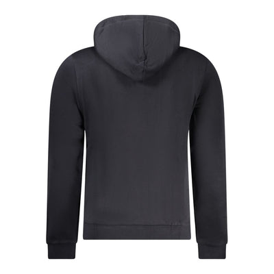 Black Cotton Men Sweater