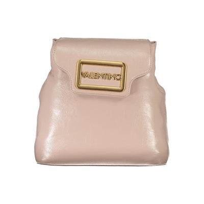 Pink Polyethylene Backpack