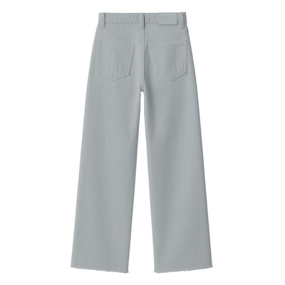 Gray Cotton Jeans & Pant