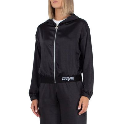 Black Polyester Sweater