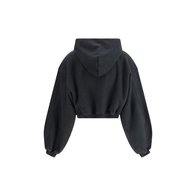 Cropped zip-up Hoodie