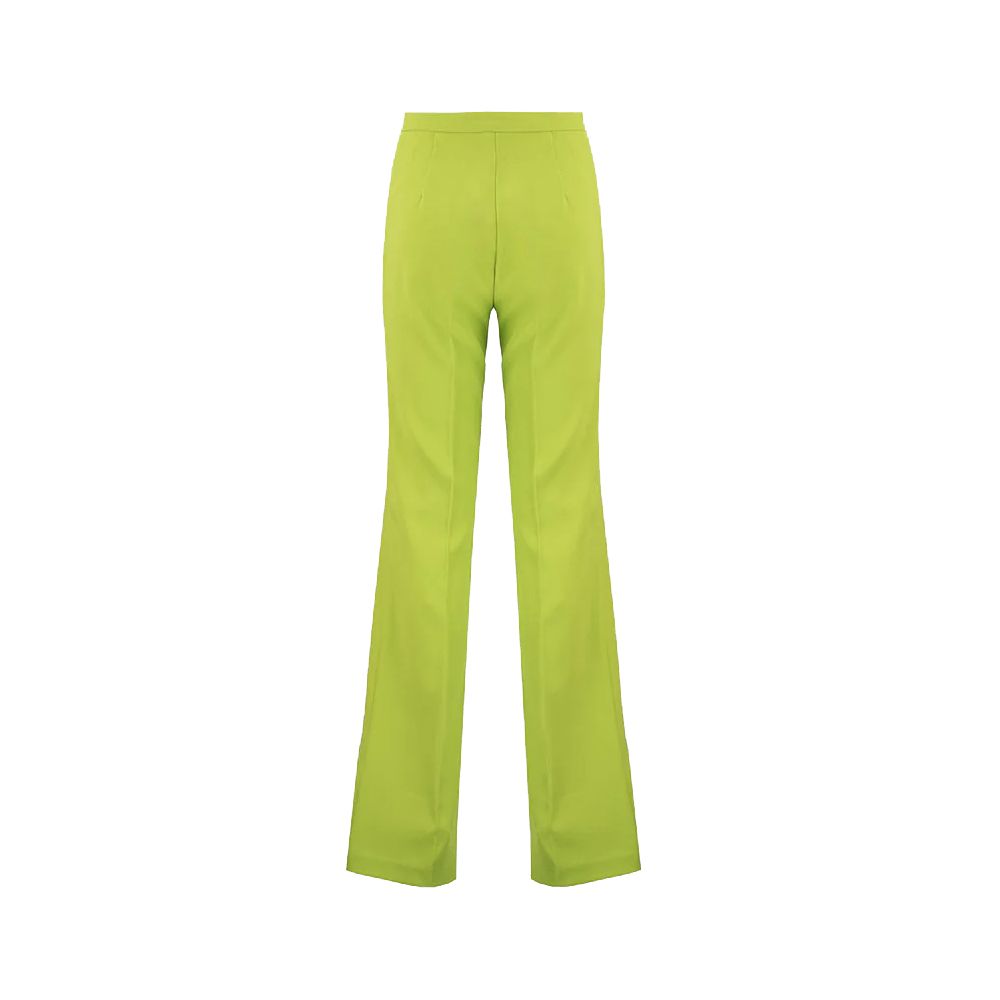 Green Polyester Jeans & Pant