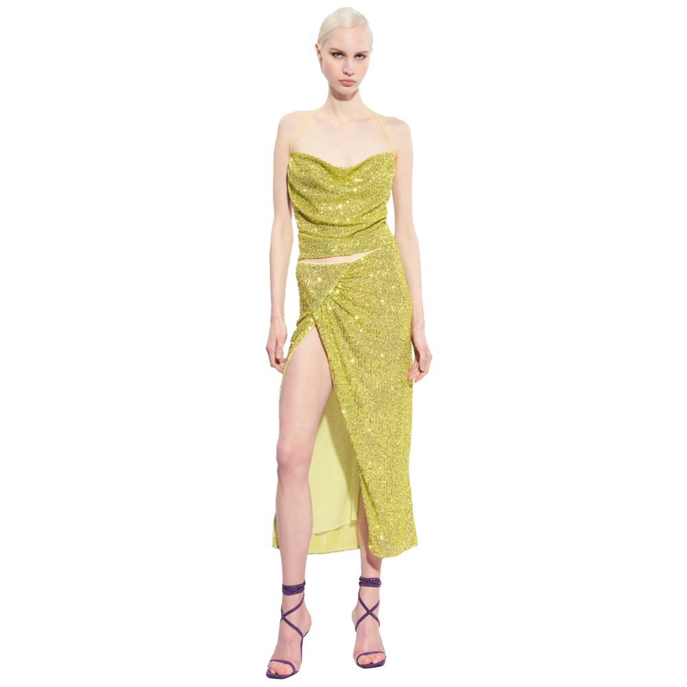 Green Polyester Tops & T-Shirt