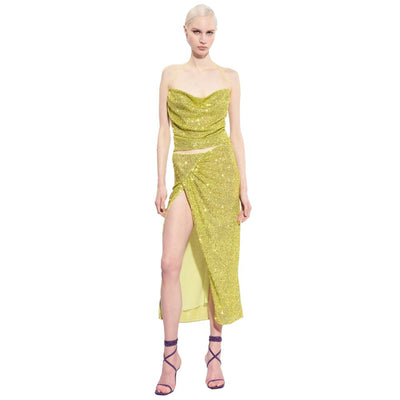 Green Polyester Tops & T-Shirt