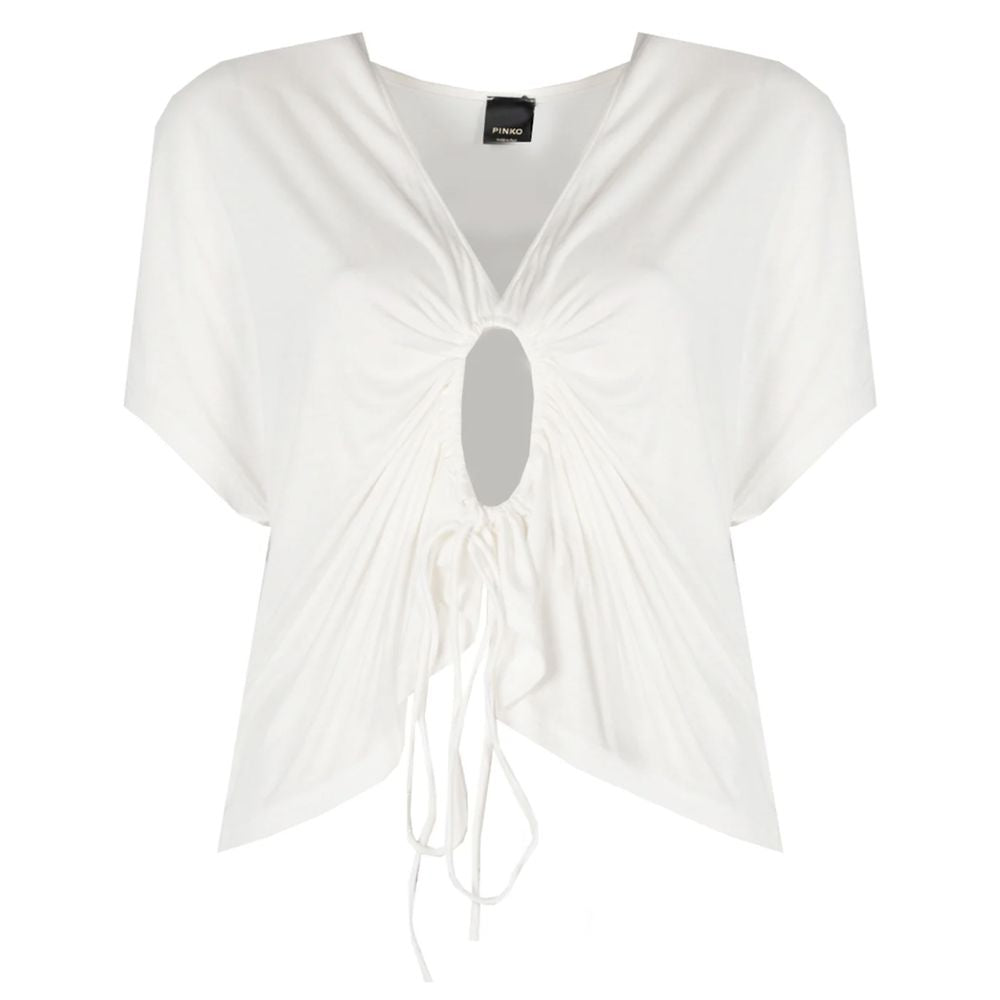 White Viscose Tops & T-Shirt