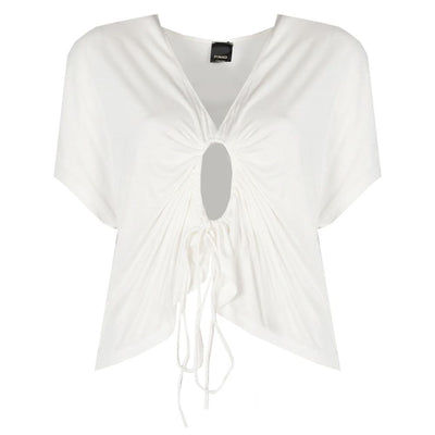 White Viscose Tops & T-Shirt