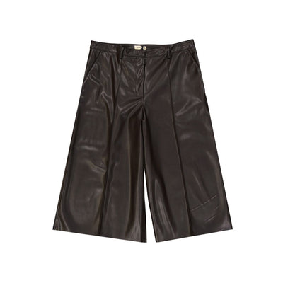 Faux Leather Shorts