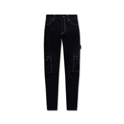 Denim Cargo Pants