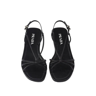 Leather Flat Sandals