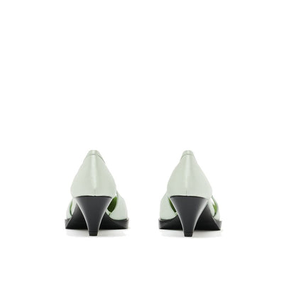 Cut-Out Satin Pumps