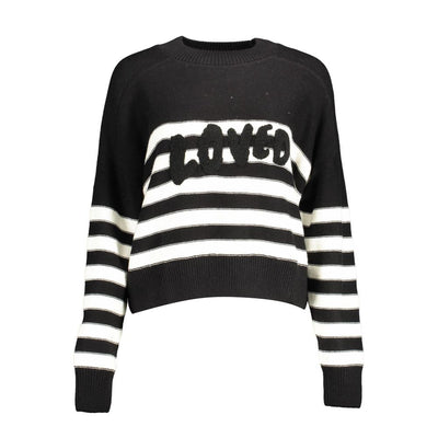 Black Cotton Sweater