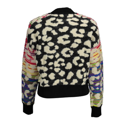 Blue Polyester Sweater