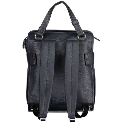 Blue Polyethylene Backpack