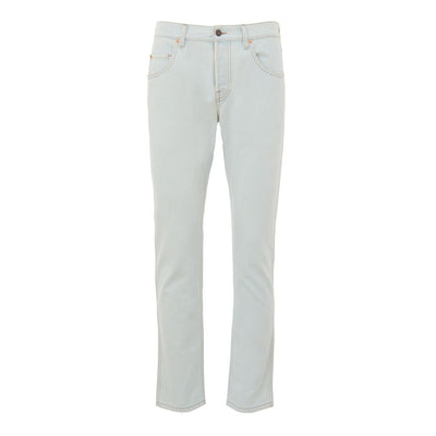 Blue Cotton Jeans Denim