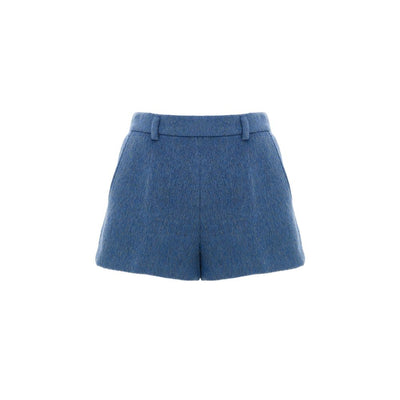 Blue Wool Short