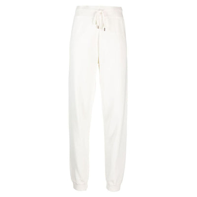 White Cotton Women Sweatpant