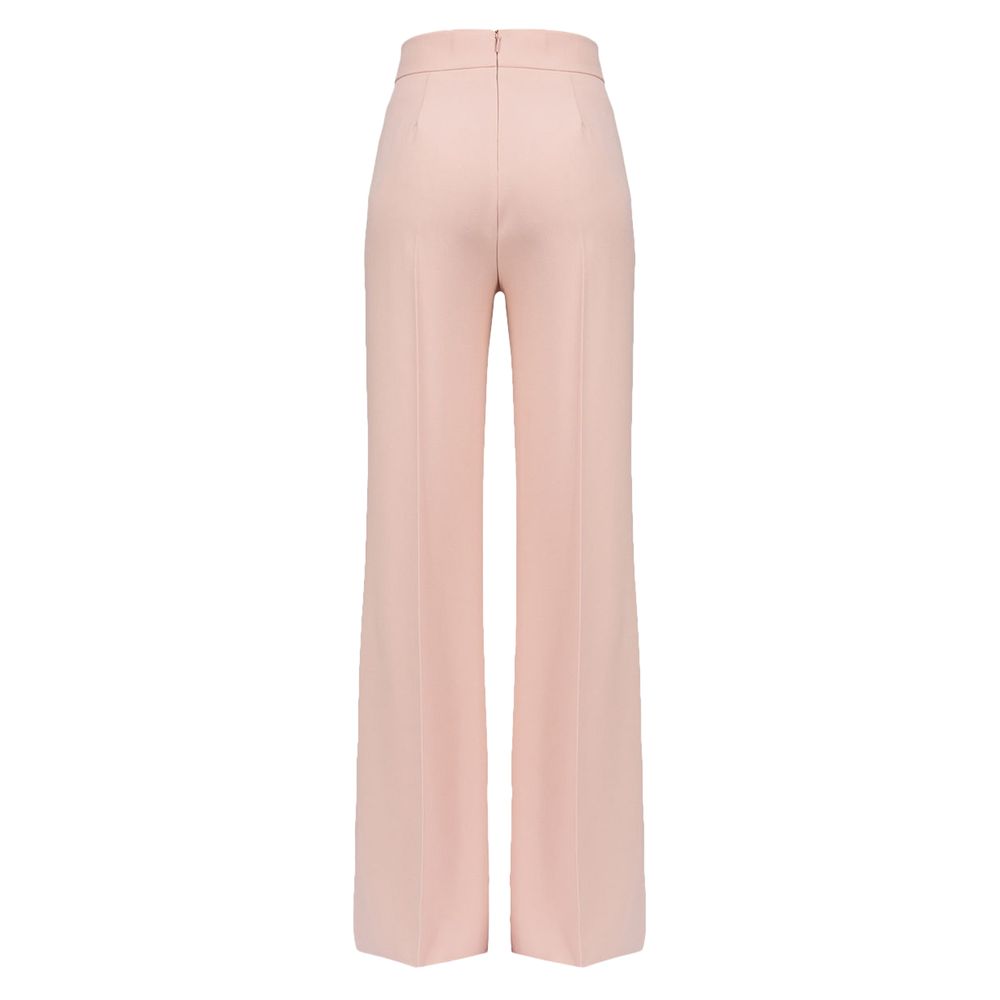 Pink Polyester Jeans & Pant