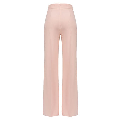 Pink Polyester Jeans & Pant