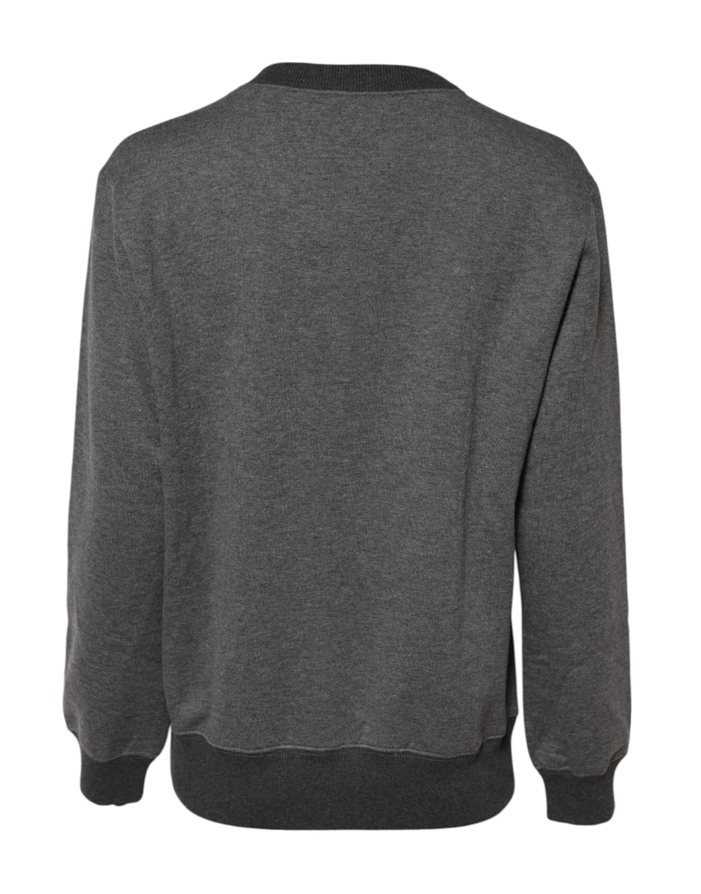 Gray DG Logo Embroidered Pullover Sweater