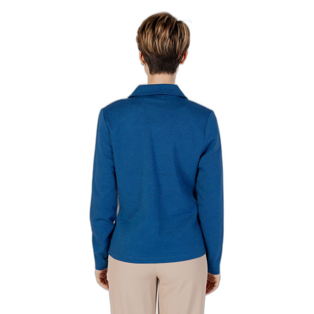 Blue Polyester Blazer