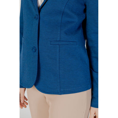 Blue Polyester Blazer