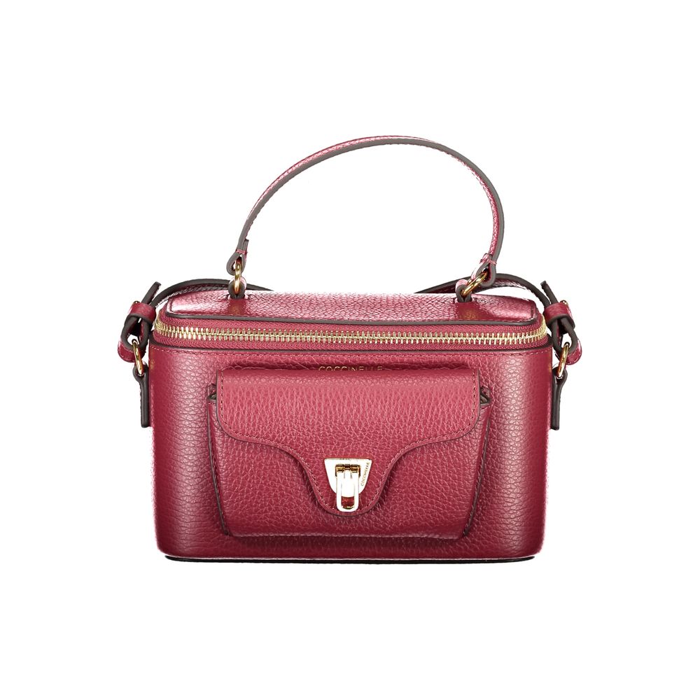 Purple Leather Women Handbag