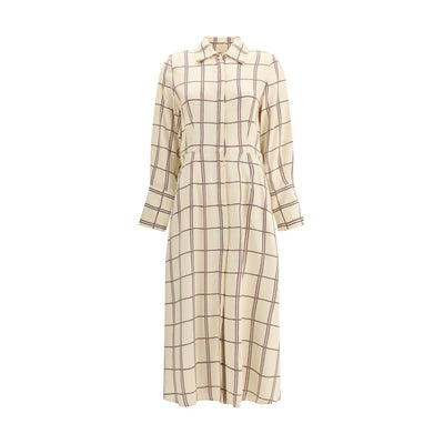 Checked midi Dress