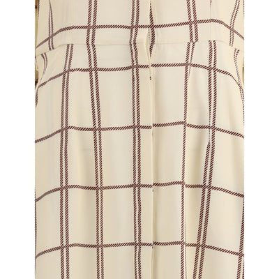 Checked midi Dress