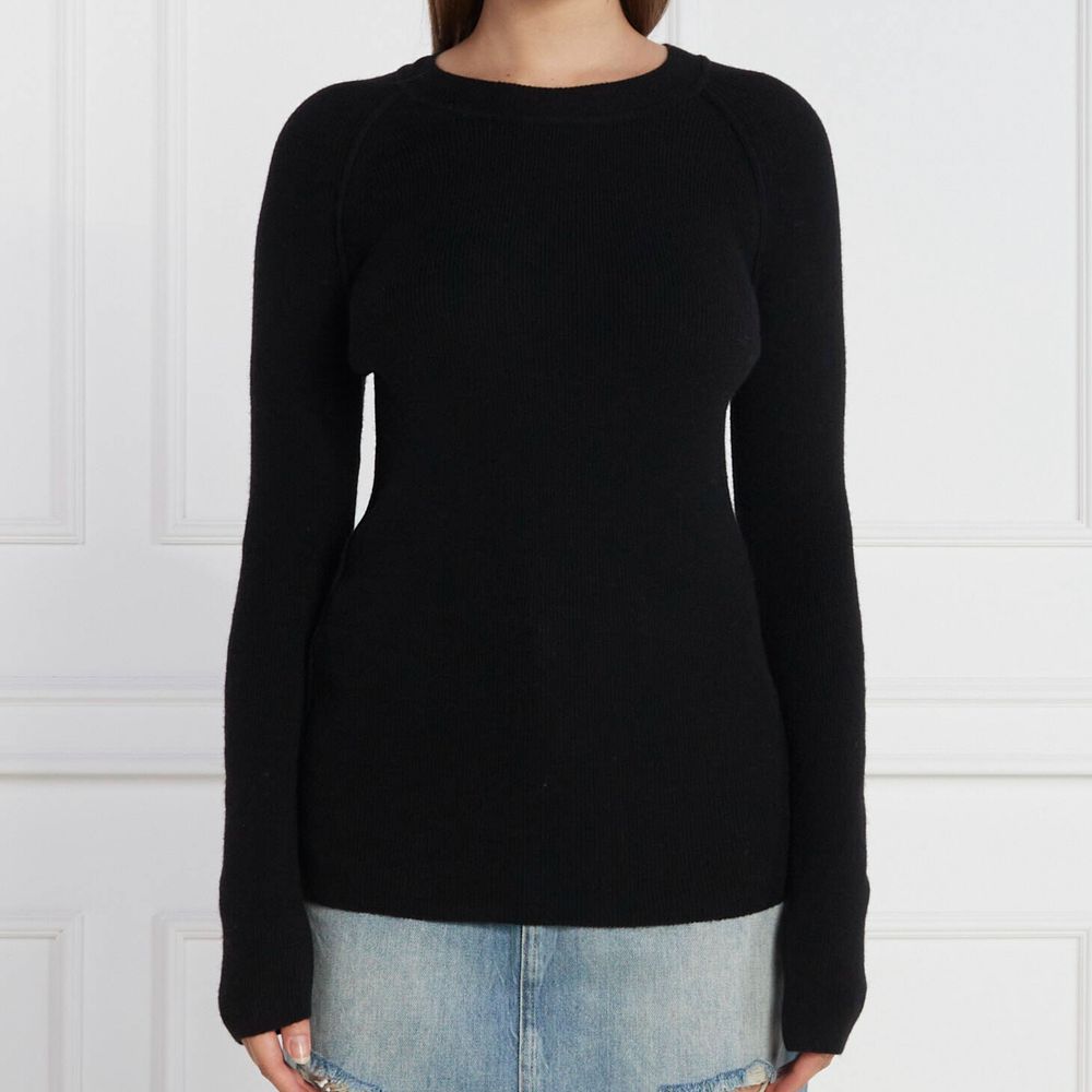 Black Wool Sweater