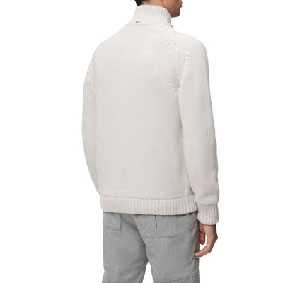 White Wool Men's Jacket