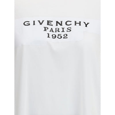 Boxy cotton T-shirt with givenchy tape print