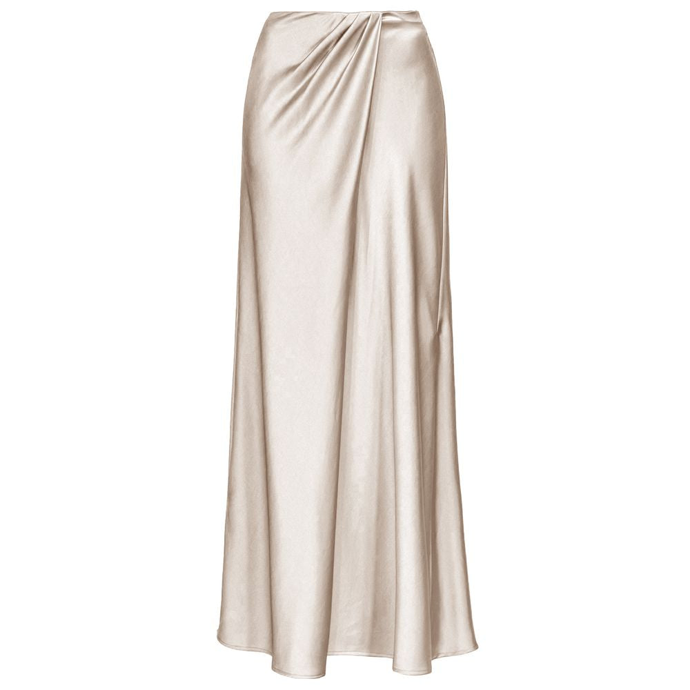 White Polyester Skirt
