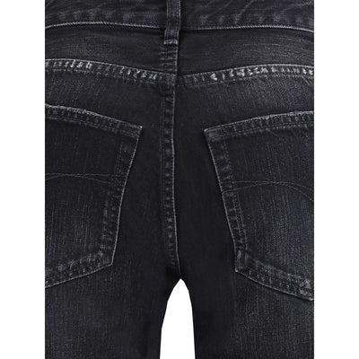 Wide-leg Cotton Jeans
