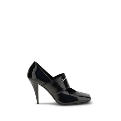 Sliced Square Logo Pumps