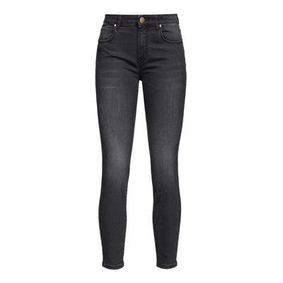 Black Cotton Women Jeans